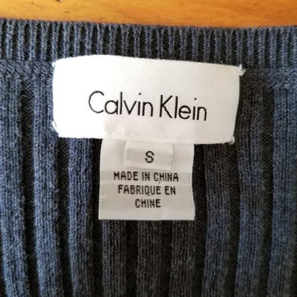 Calvin Klein Navy Blue Sweater - Picture 2 of 2